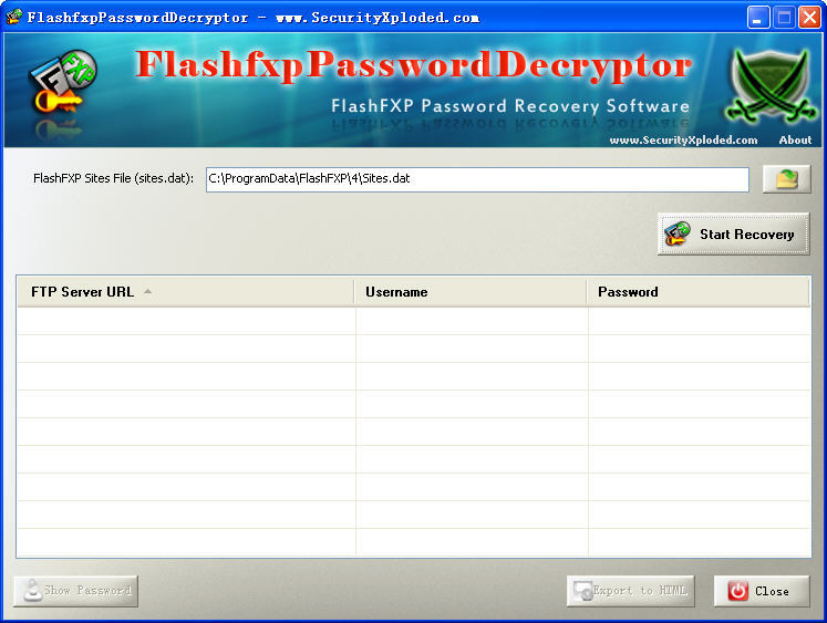flashfxp密码修改器下载