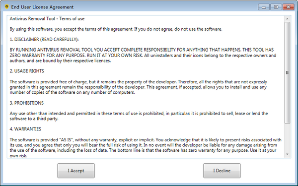 Antivirus Removal Tool(防病毒软件)v2021.09免费版