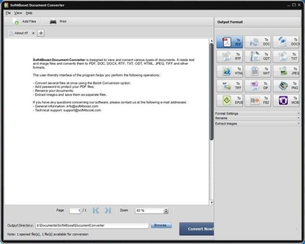Soft4Boost Document Converter(文档转换器)v6.9.1.767官方版
