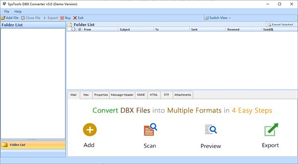 SysTools DBX to PST Converter(邮件格式转换工具)v5.0官方版