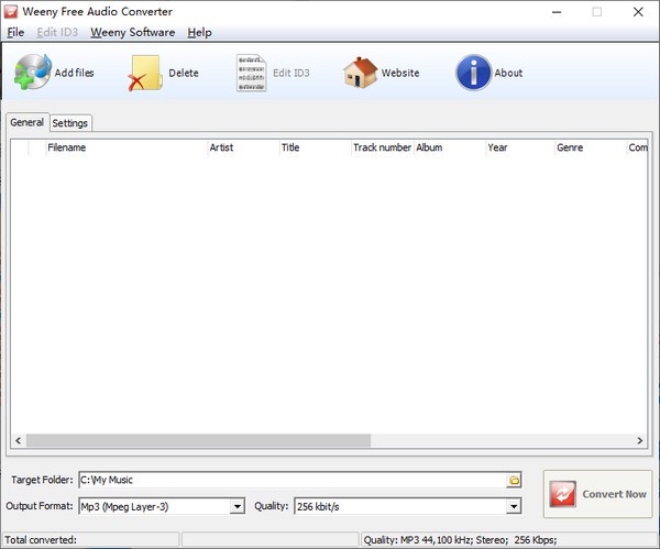 Weeny Free Audio Converter(音频转换软件)v1.5官方版