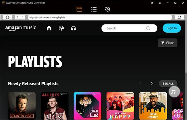 AudFree Amazon Music Converter(音乐下载工具)v2.2.0.50免费版