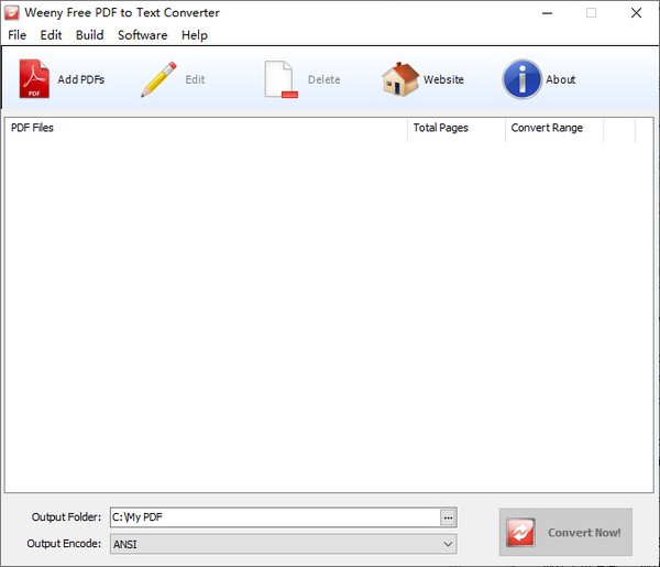 Weeny Free PDF to Text Converter(PDF转TXT转换器)v1.3官方版