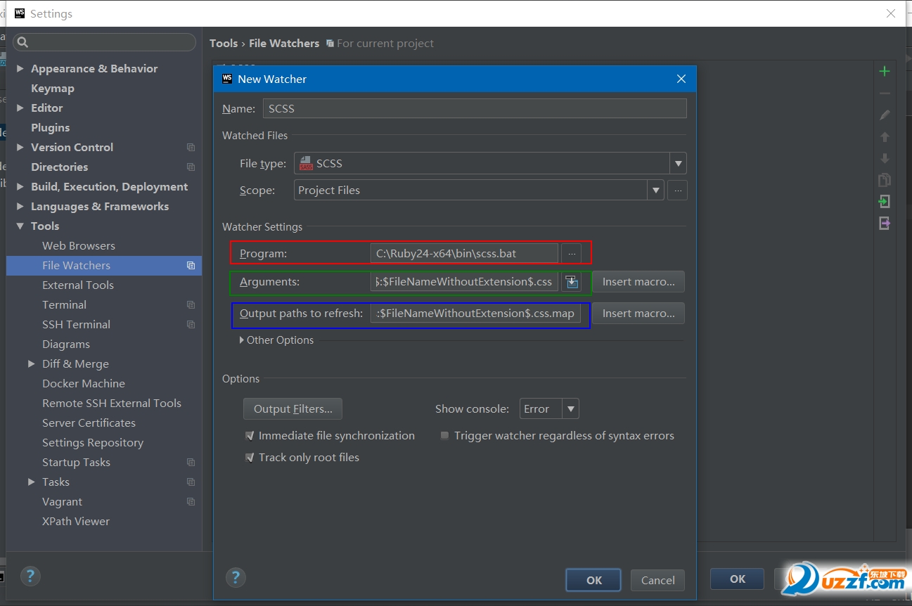 webstorm配置scss环境图文教程