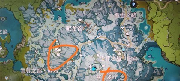 《原神》龙脊雪山火把位置介绍(在这里找到所有火把,让你轻松突破)
