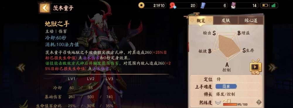 《决战平安京》打野式神出装大全（打造最强打野阵容，让你在野区逍遥自在）