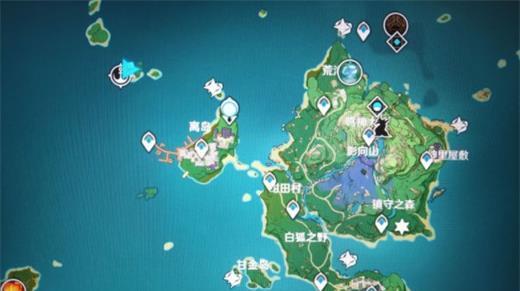 《原神》稻妻特色动物全位置合集（探索神秘大陆，寻找可爱动物的所在地）